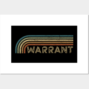 Warrant Retro Stripes Posters and Art